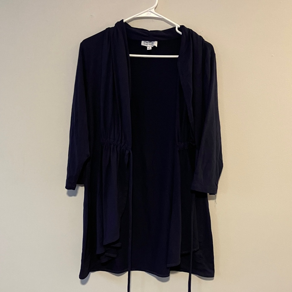 Prescott New York Women's Tie Front Top 1X